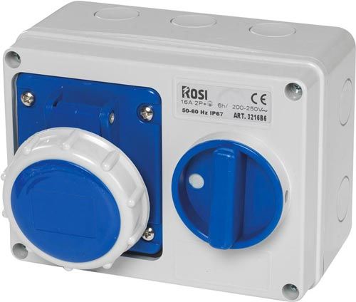 Presa CEE Interbloccata 2P+T 16A IP67